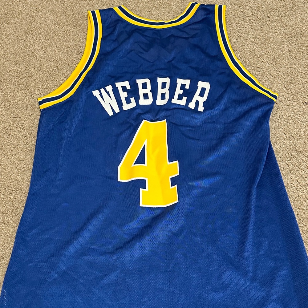 Warriors vintage Chris Webber jersey